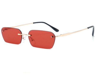 Gafas de Sol Rectangulares sin Marco - Protección Visual Premium - Image 6