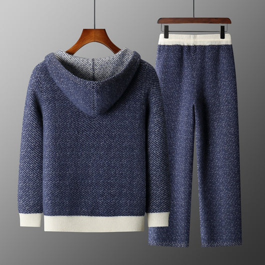 Cardigan Hoodie Casual para Hombre - Conjunto Versátil - Image 4