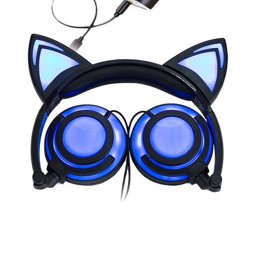 Audífonos Inalámbricos con Orejas de Gato Luminosas y Diseño Plegable - Image 18