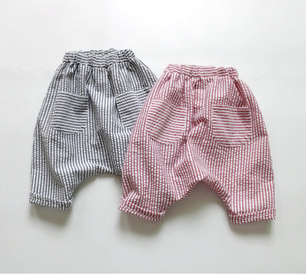 Pantalones Infantiles de Tiro Bajo con Tela Transpirable