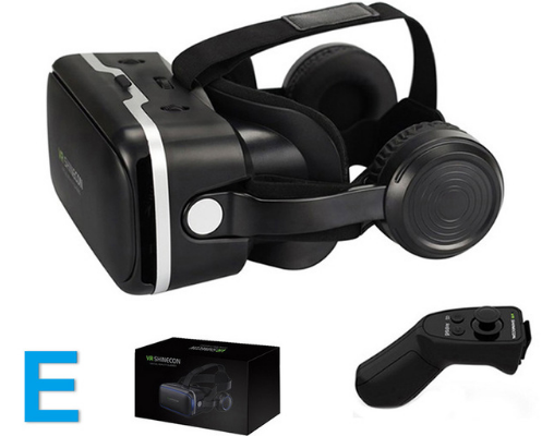 Gafas de Realidad Virtual VR Shinecon 120° con Auriculares Estéreo para Smartphone - Image 13