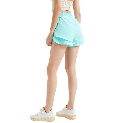 Shorts Deportivos Sueltos de Color Liso para Mujer - Image 5