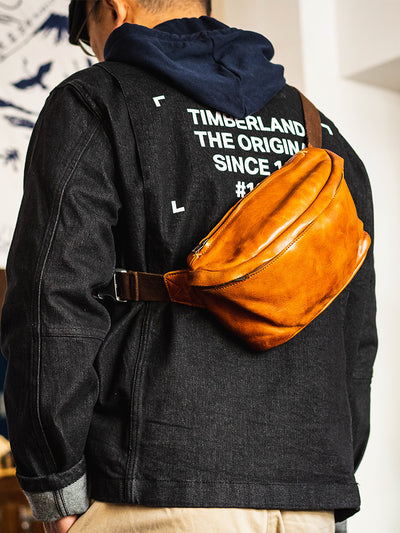 Bolsa de Pecho Retro Estilo Americano para Bicicleta Amikaki - Image 13