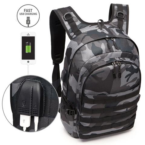 Mochila Táctica con Puerto USB Integrado