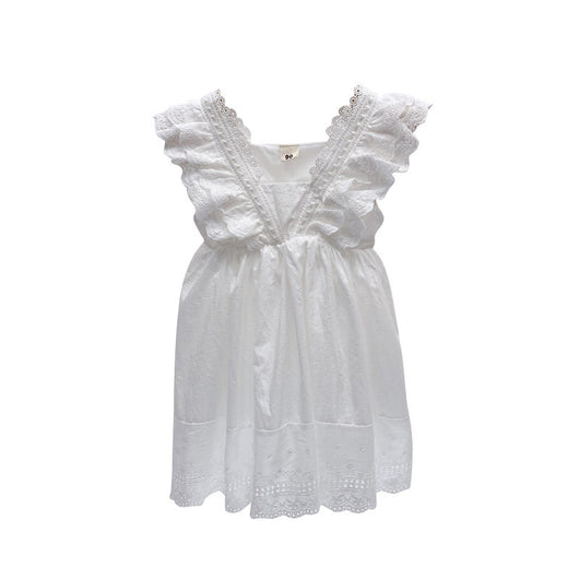 Falda Princesa Blanca con Encaje para Bebé Niña - Diseño Elegante Verano - Image 5