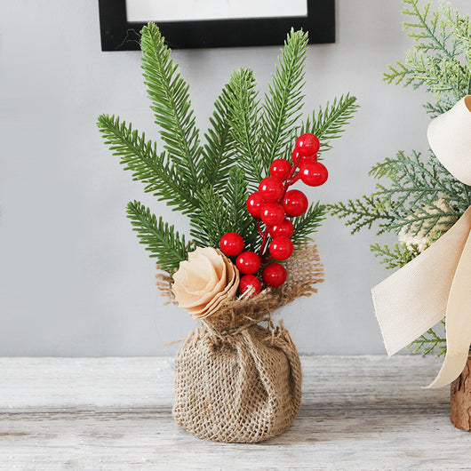 Adornos Navideños de Hierro Forjado - Pequeños Árboles Decorativos - Image 2