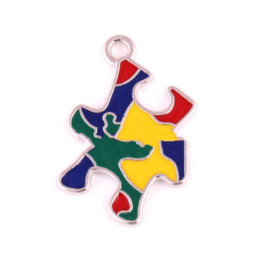 Colgante de Joyería Inclusiva para Familia con Autismo - Diseño Goteo Artístico - Image 5