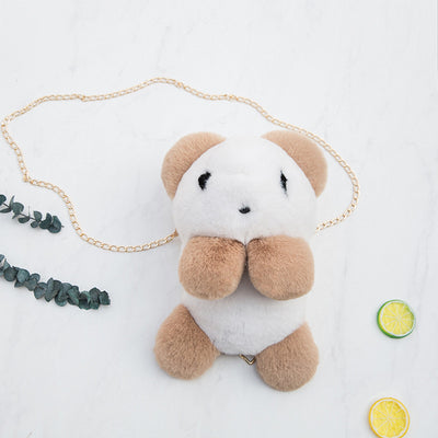 Bolso Diagonal de Peluche de Panda - Image 18