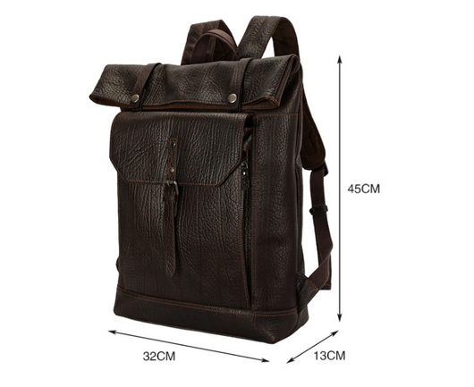 Mochila Bandolera de Cuero para Hombre - Gran Capacidad - Image 7