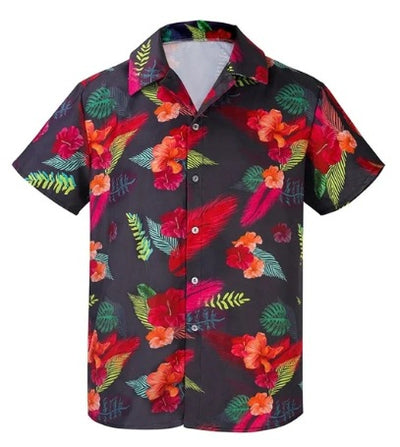 Camisa Estampada Elástica de Fibra de Acetato para Hombre - Image 25