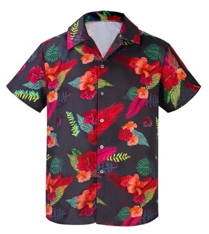 Camisa Estampada Elástica de Fibra de Acetato para Hombre - Image 25