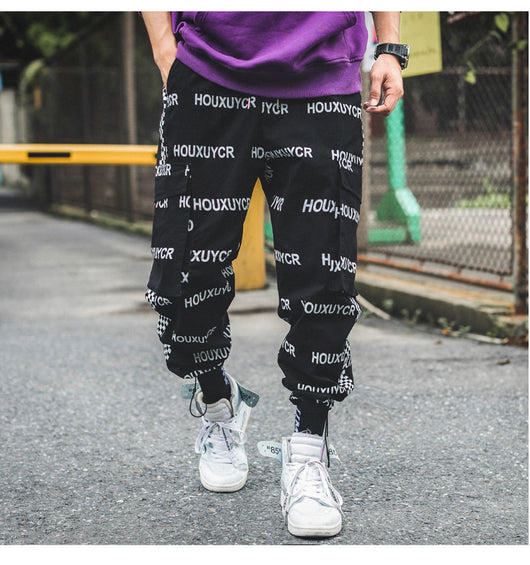 Pantalones de Moda Estampado Letras para Hombre - Comodidad y Estilo - Image 7
