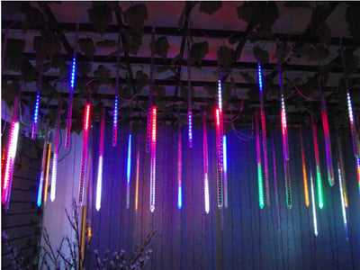 Luces de Lluvia Meteórica LED - Decoración Navideña Impermeable para Árbol - Image 6