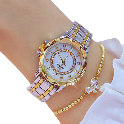 Reloj de Lujo para Mujer con Pulsera de Acero y Diamantes - Image 12