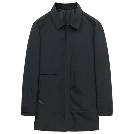Gabardina Clásica para Hombre Lapel - Image 14