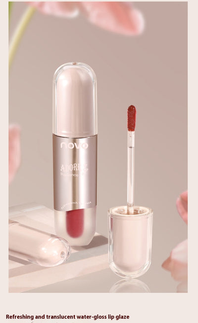 Brillo Labial Transparente Efecto Agua - Acabado Puro y Luminoso - Image 12
