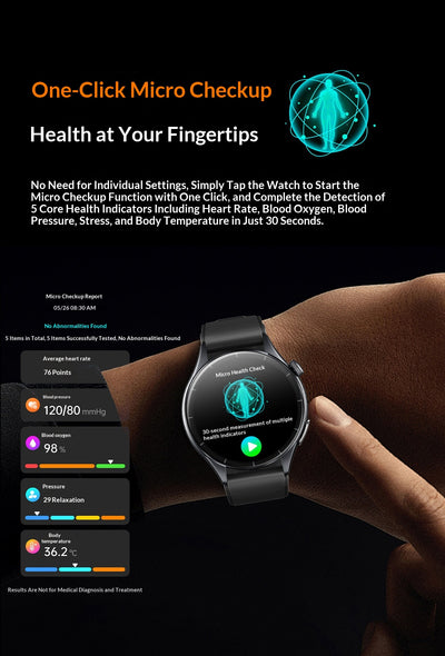 Reloj Inteligente de Salud Cardiaca con Monitoreo de Ácido Úrico y Lípidos - Image 11