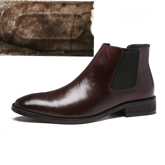 Botas Martin Puntiagudas de Cuero para Hombre - Estilo Británico Premium - Image 4