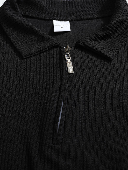 Polo Manga Larga con Cuello Solapa y Botones para Hombre - Image 43