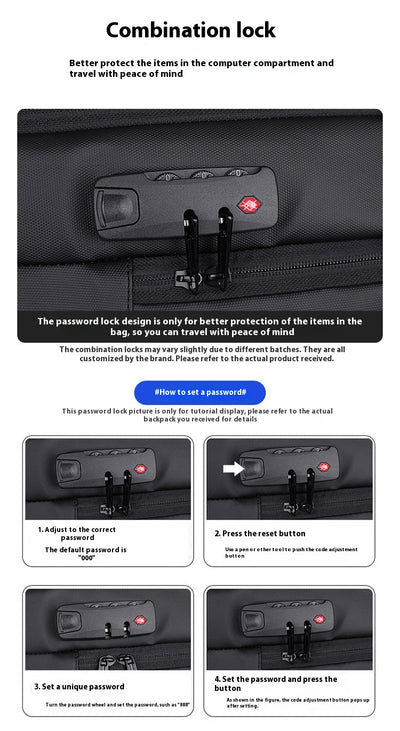 Mochila Ejecutiva de Compresión Inteligente Premium - Image 18