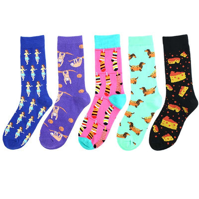 Calcetines de Algodón para Hombre con Patrones Divertidos - Image 8