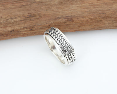 Anillo de Plata Thai Vintage Personalizado para Hombre - Image 6