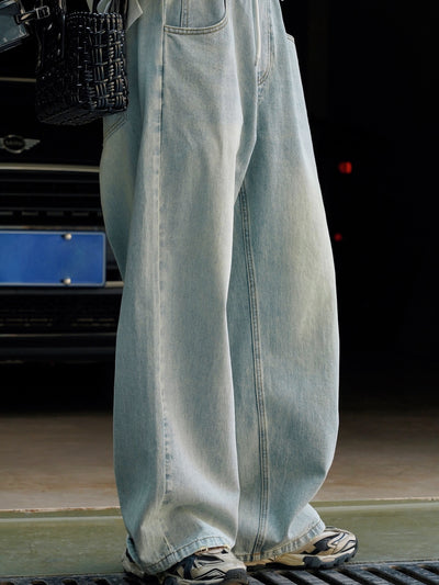 Pantalones Casuales Sueltos Azul Claro para Mujer - Corte Relajado y Cómodo - Image 15