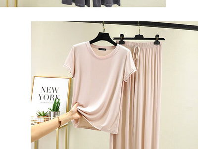 Conjunto de Casa Cómodo Estilo Coreano Talla Grande Mujer - Image 14