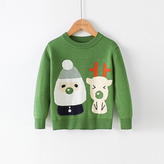 Suéter Navideño Muñeco de Nieve Rojo con Estampado Infantil - Image 16