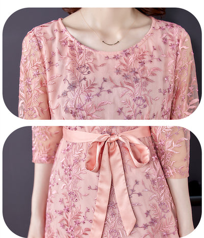 Vestido Elegante Manga 3/4 Estilo Occidental para Mujer - Diseño Rejuvenecedor - Image 15