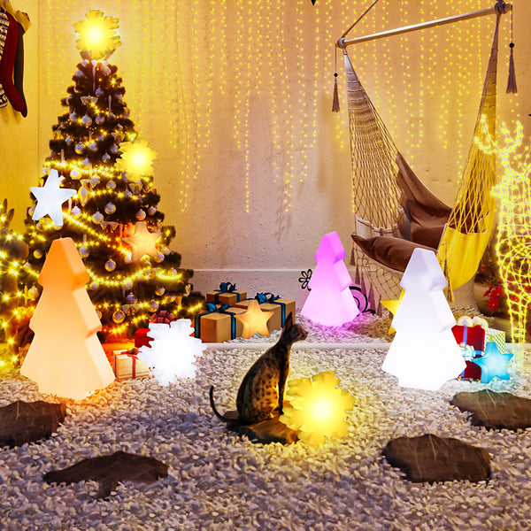 Lámpara de Piso Árbol de Navidad Luminoso y Colorido