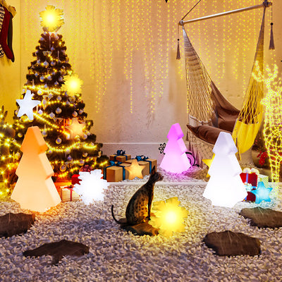 Lámpara de Piso Árbol de Navidad Luminoso y Colorido