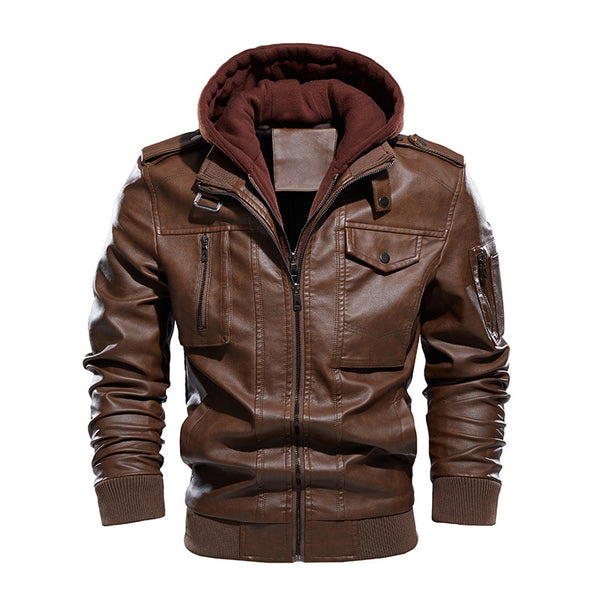Chaqueta de Cuero Curtido para Hombre