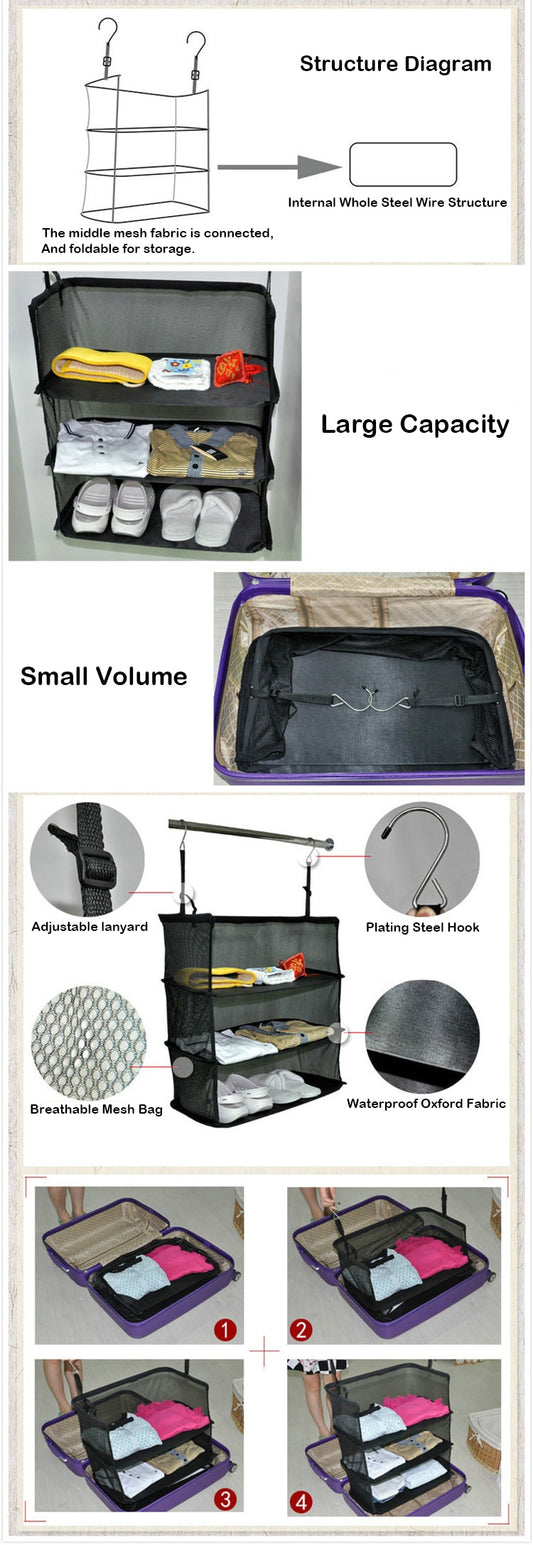 Bolsa de Almacenamiento Portátil de 3 Capas para Viajes - Image 2