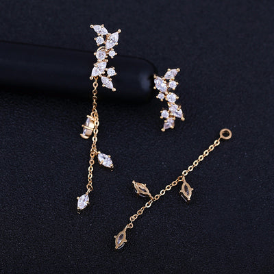 Aretes de Borlas Hoja - Image 3