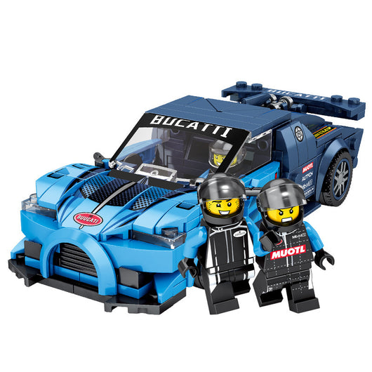 Gran Caja de Regalo de Bloques de Construcción de Carreras para Niños - Image 8