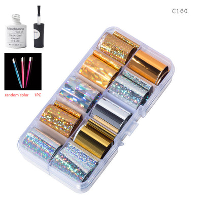 Set de 12 Láminas Decorativas para Uñas - Transferencias Nail Art - Image 68
