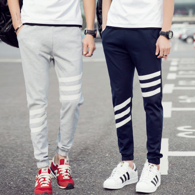 Pantalones Deportivos Hombre Estilo Coreano Ajuste Entallado Talla Grande