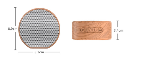 Parlante Bluetooth Portátil de Madera con Sonido Premium - Image 5