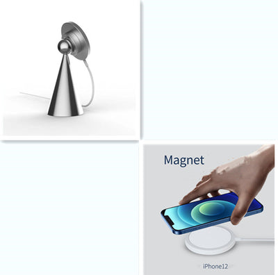 Soporte Magnético para iPhone Pro Max con Carga Inalámbrica - Escritorio - Image 12