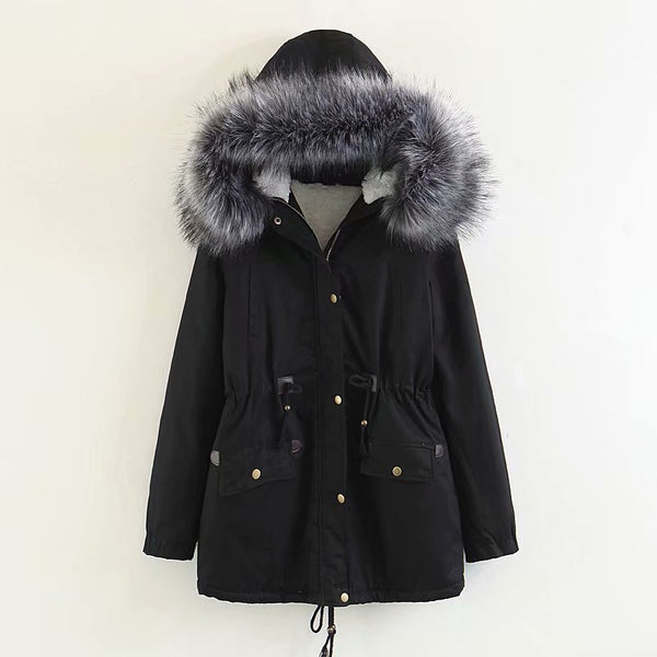 Abrigo de Invierno con Cuello de Pelaje y Forro Polar - Image 16