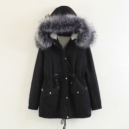 Abrigo de Invierno con Cuello de Pelaje y Forro Polar - Image 16