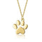 Cat Paw Cute Animal Fashion Clavicle Necklace Female S925 Dorado Necklace