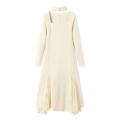 Vestido Ligero con Falda de Encaje Bordado - Image 8
