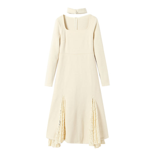 Vestido Ligero con Falda de Encaje Bordado - Image 8