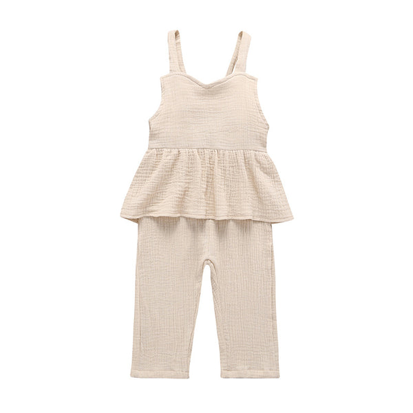 Overoles de Verano para Niñas en Algodón y Lino - Image 12