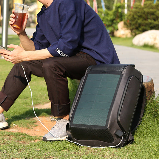 Mochila de Carga Solar con USB