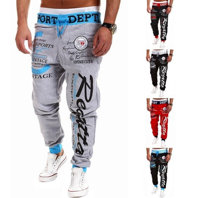Pantalones Harem Skinny con Estampado de Letras - Image 5