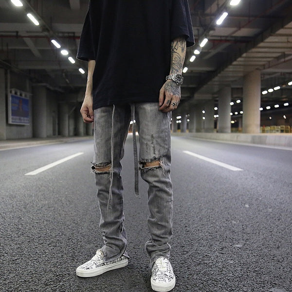 Jeans con Cierre Frontal