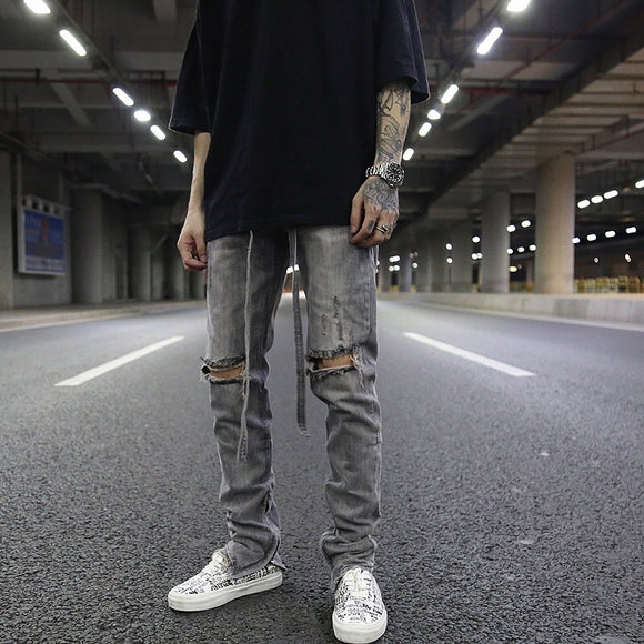 Jeans con Cierre Frontal